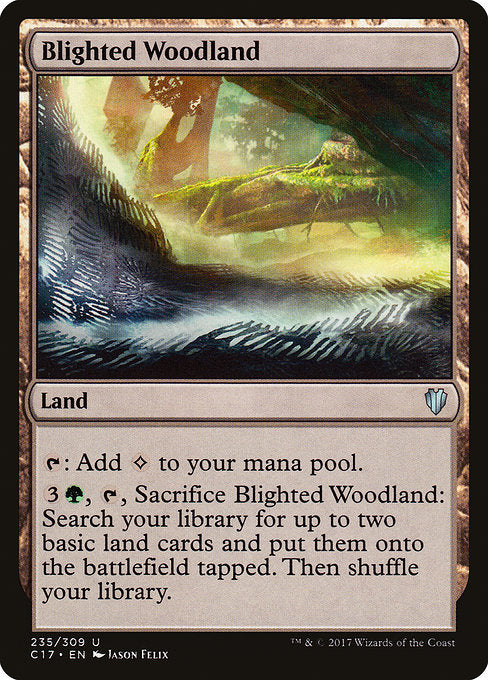 Blighted Woodland [Commander 2017] | Gear Gaming Bentonville