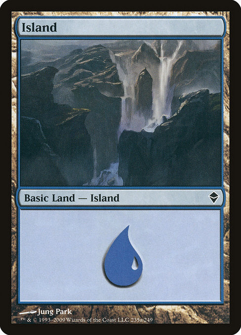 Island (235a) [Zendikar] | Gear Gaming Bentonville