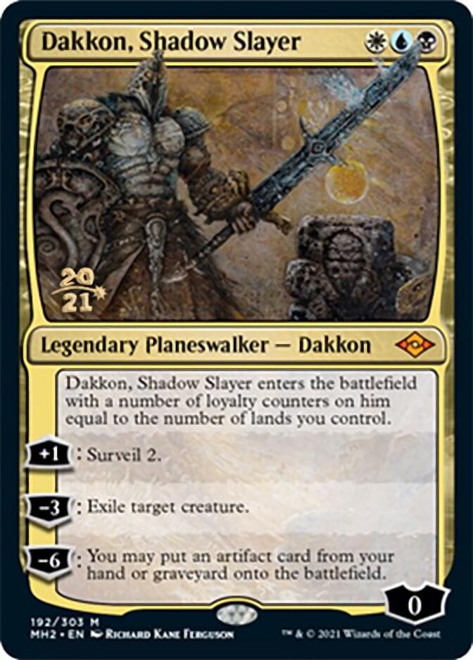 Dakkon, Shadow Slayer [Modern Horizons 2 Prerelease Promos] | Gear Gaming Bentonville