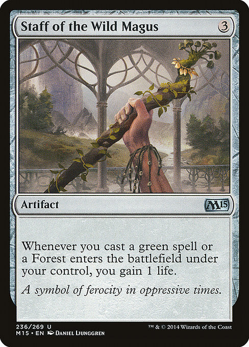 Staff of the Wild Magus [Magic 2015 (M15)] | Gear Gaming Bentonville