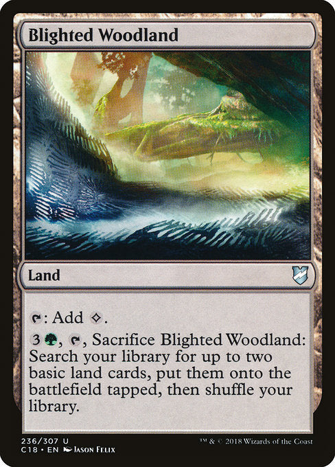 Blighted Woodland [Commander 2018] | Gear Gaming Bentonville