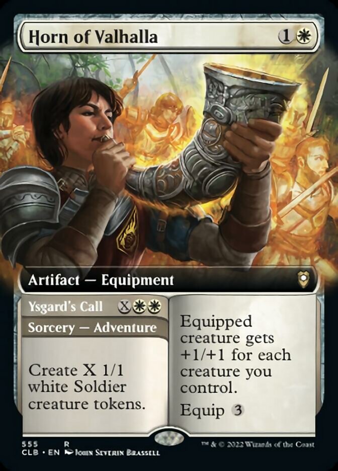 Horn of Valhalla // Ysgard's Call (Extended Art) [Commander Legends: Battle for Baldur's Gate] | Gear Gaming Bentonville