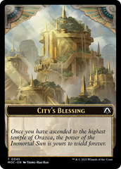 Elephant // City's Blessing Double-Sided Token [March of the Machine Commander Tokens] | Gear Gaming Bentonville