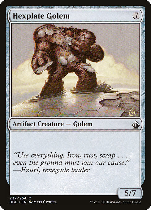 Hexplate Golem [Battlebond] | Gear Gaming Bentonville