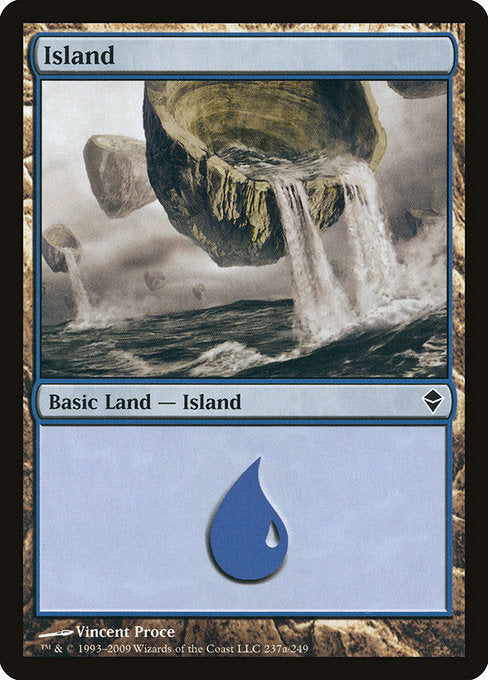 Island (237a) [Zendikar] | Gear Gaming Bentonville