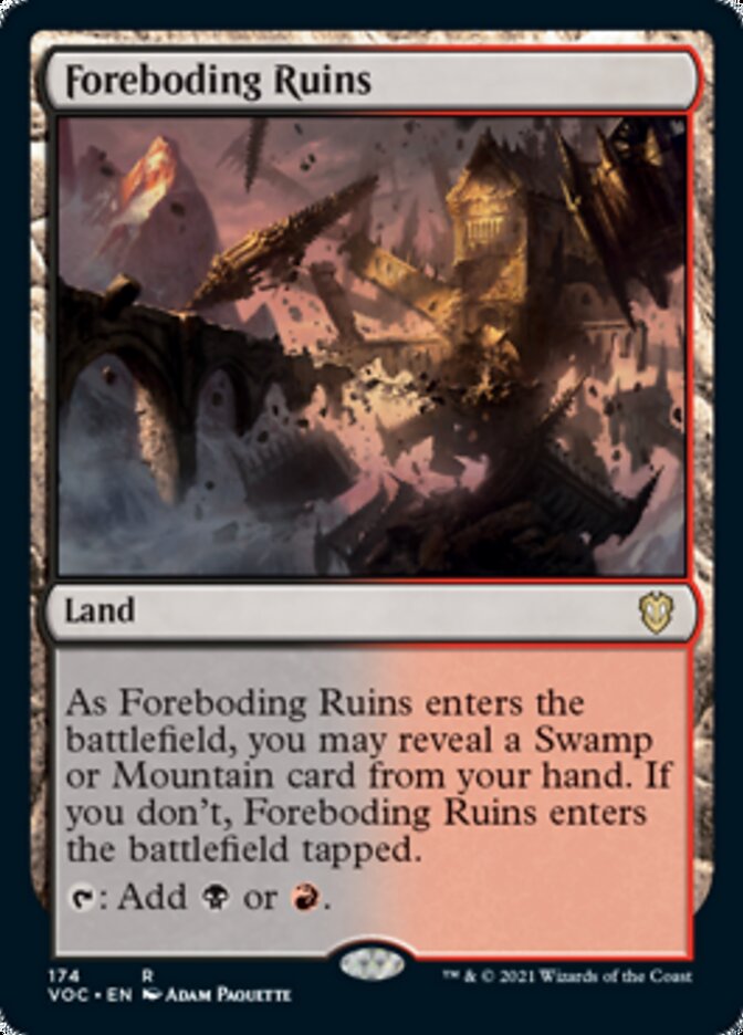 Foreboding Ruins [Innistrad: Crimson Vow Commander] | Gear Gaming Bentonville