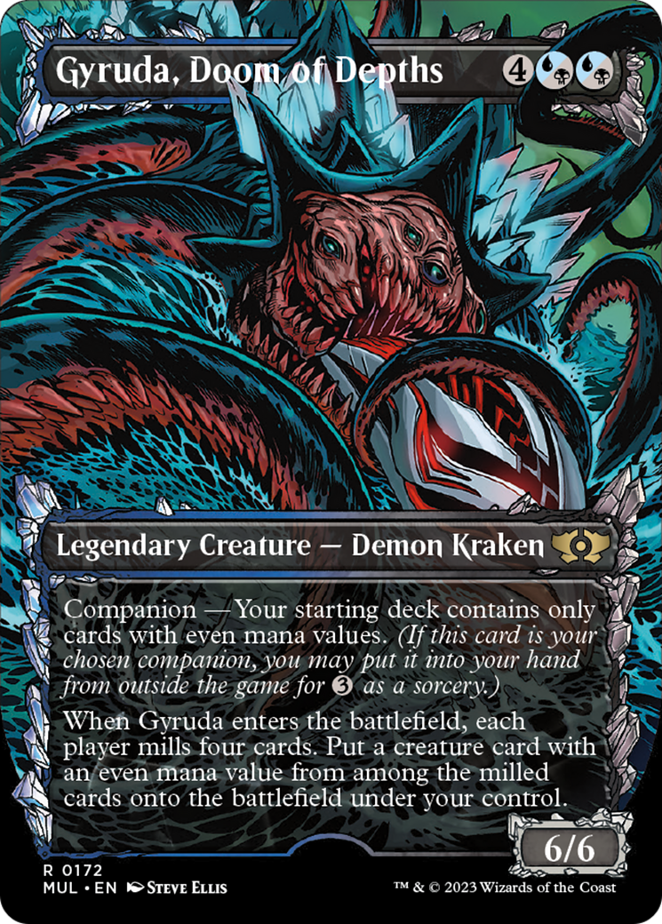 Gyruda, Doom of Depths (Halo Foil) [Multiverse Legends] | Gear Gaming Bentonville