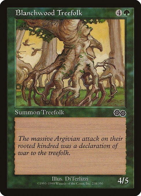 Blanchwood Treefolk [Urza's Saga] | Gear Gaming Bentonville