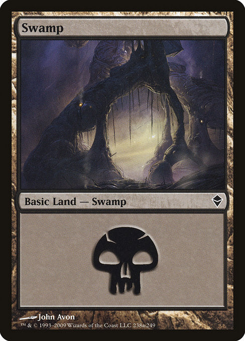 Swamp (238a) [Zendikar] | Gear Gaming Bentonville