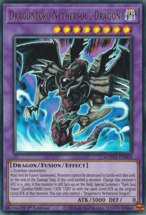 Dragonecro Nethersoul Dragon [MAMA-EN062] Ultra Rare | Gear Gaming Bentonville
