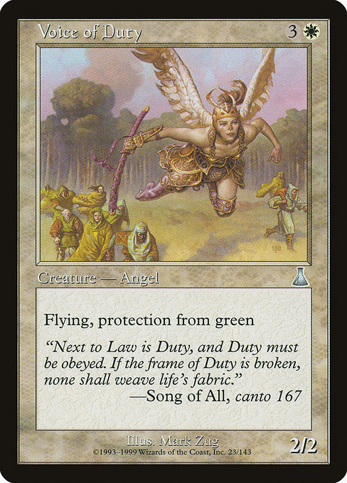 Voice of Duty [Urza's Destiny] | Gear Gaming Bentonville