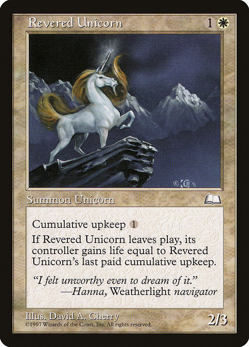 Revered Unicorn [Weatherlight] | Gear Gaming Bentonville