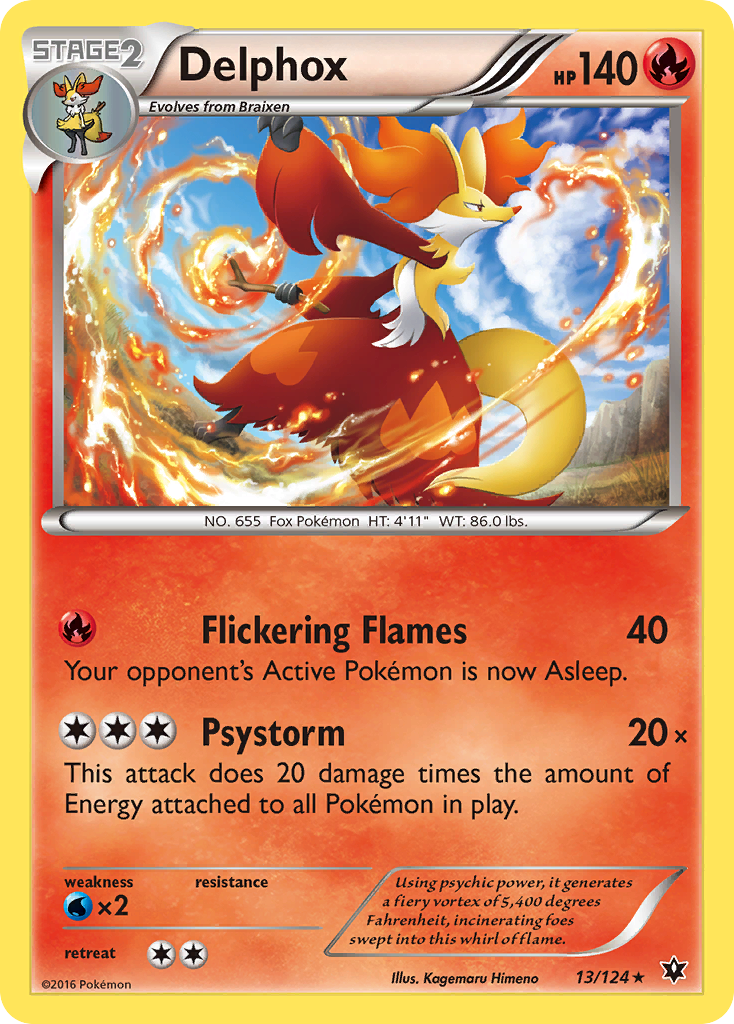 Delphox (13/124) [XY: Fates Collide] | Gear Gaming Bentonville