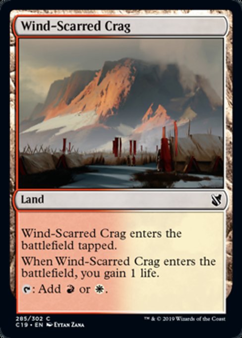 Wind-Scarred Crag [Commander 2019] | Gear Gaming Bentonville