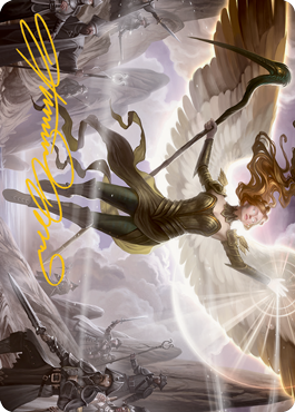 Sigarda's Splendor Art Card (Gold-Stamped Signature) [Innistrad: Midnight Hunt Art Series] | Gear Gaming Bentonville