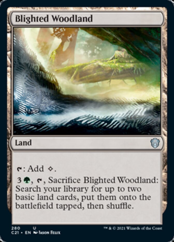 Blighted Woodland [Commander 2021] | Gear Gaming Bentonville