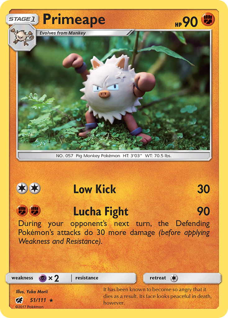 Primeape (51/111) [Sun & Moon: Crimson Invasion] | Gear Gaming Bentonville