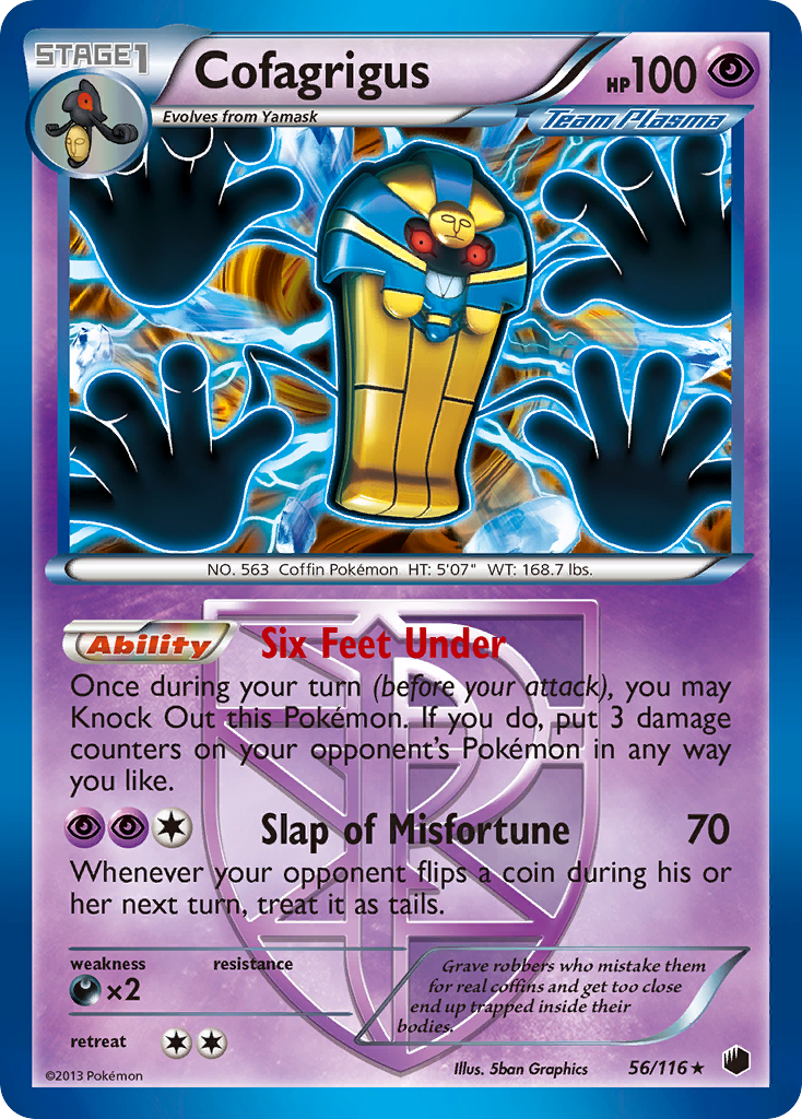 Cofagrigus (56/116) [Black & White: Plasma Freeze] | Gear Gaming Bentonville