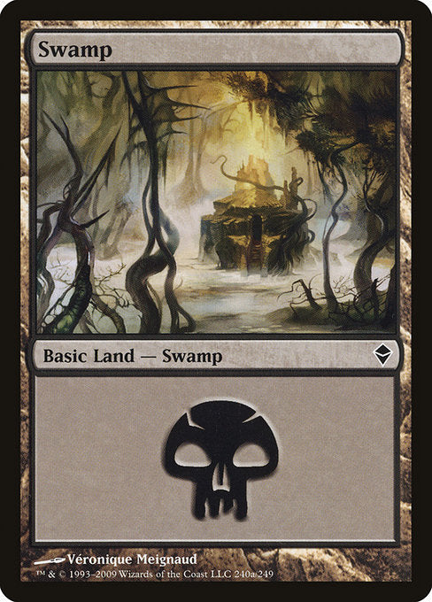 Swamp (240a) [Zendikar] | Gear Gaming Bentonville