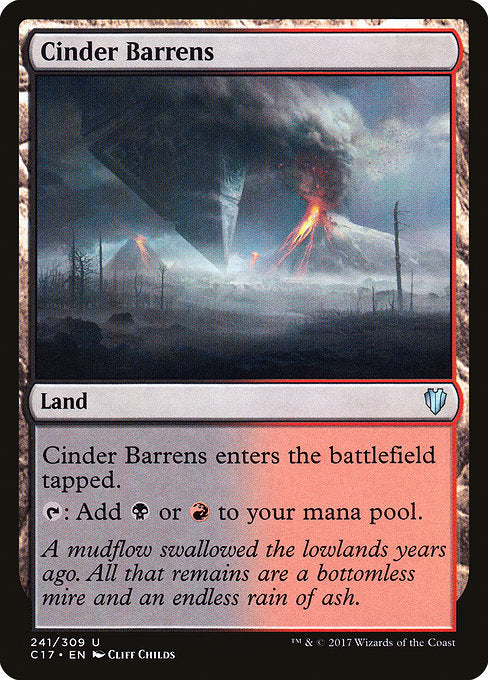 Cinder Barrens [Commander 2017] | Gear Gaming Bentonville