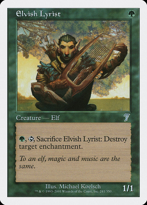 Elvish Lyrist [7th Edition] | Gear Gaming Bentonville