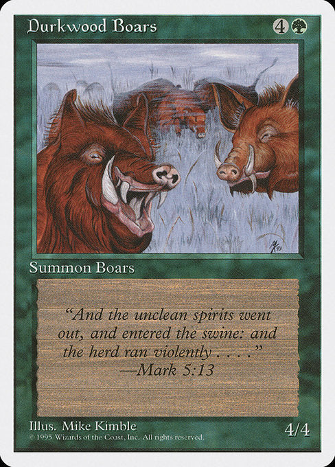 Durkwood Boars [Fourth Edition] | Gear Gaming Bentonville