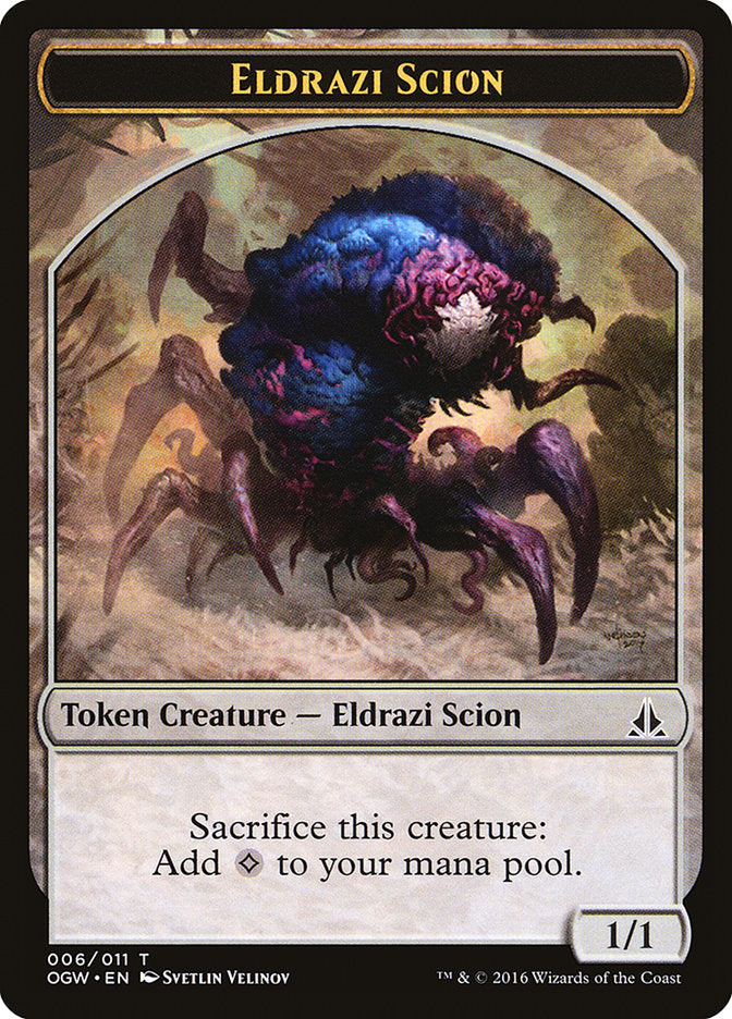 Eldrazi Scion (006/011) [Oath of the Gatewatch Tokens] | Gear Gaming Bentonville