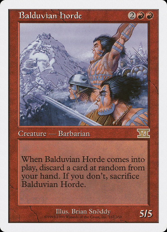 Balduvian Horde [Classic Sixth Edition] | Gear Gaming Bentonville