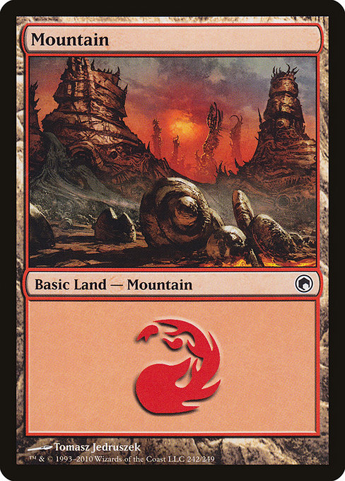 Mountain (242) [Scars of Mirrodin] | Gear Gaming Bentonville