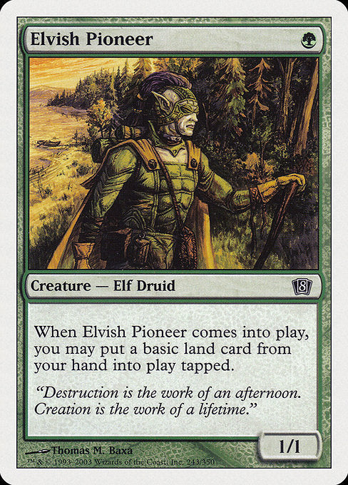 Elvish Pioneer [8th Edition] | Gear Gaming Bentonville