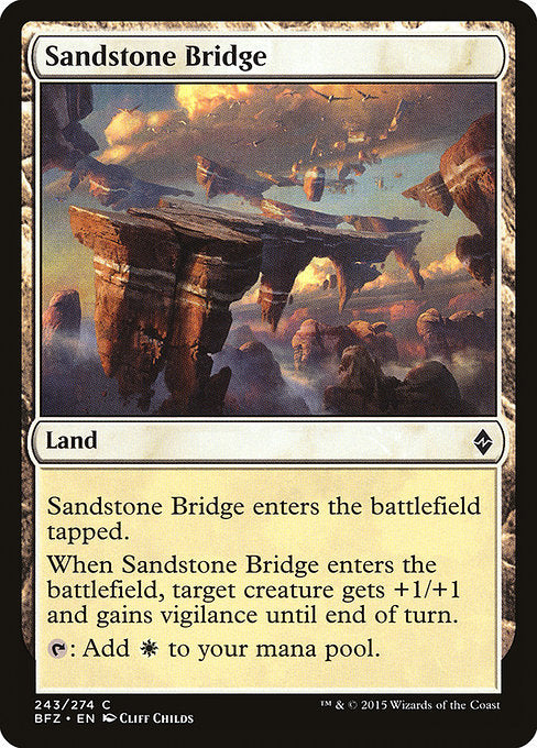 Sandstone Bridge [Battle for Zendikar] | Gear Gaming Bentonville