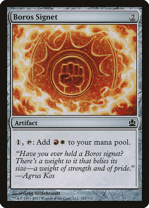 Boros Signet [Commander] | Gear Gaming Bentonville