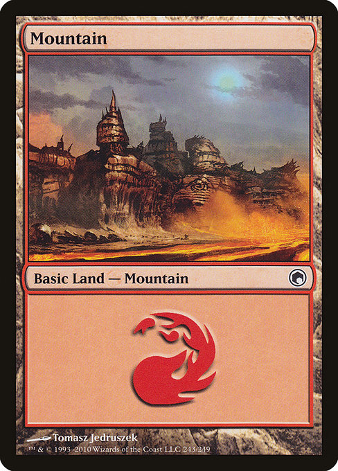 Mountain (243) [Scars of Mirrodin] | Gear Gaming Bentonville