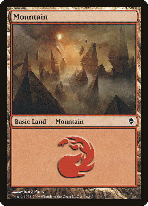 Mountain (243a) [Zendikar] | Gear Gaming Bentonville