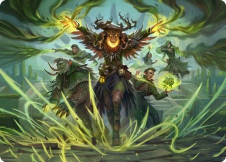 Witherbloom Command Art Card [Strixhaven: School of Mages Art Series] | Gear Gaming Bentonville