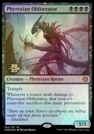 Phyrexian Obliterator [Phyrexia: All Will Be One Prerelease Promos] | Gear Gaming Bentonville