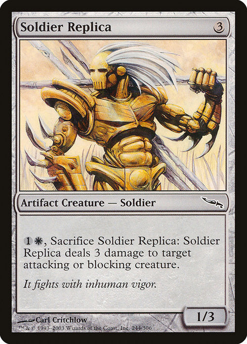 Soldier Replica [Mirrodin] | Gear Gaming Bentonville