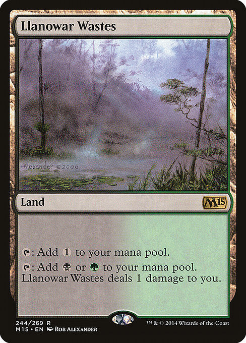 Llanowar Wastes [Magic 2015 (M15)] | Gear Gaming Bentonville