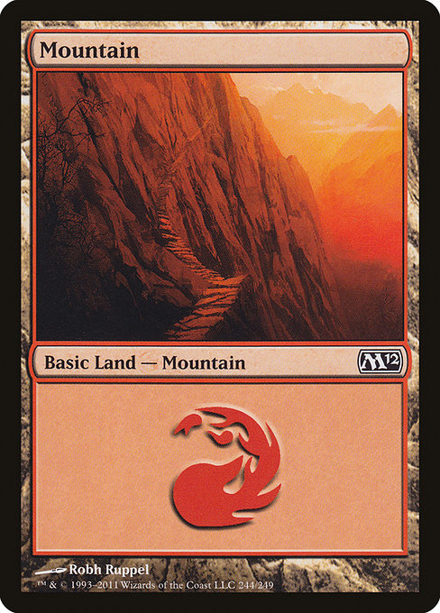 Mountain (244) [Magic 2012 (M12)] | Gear Gaming Bentonville