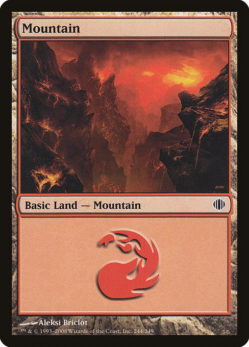 Mountain (244) [Shards of Alara] | Gear Gaming Bentonville