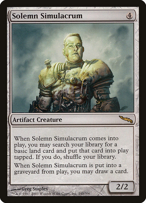 Solemn Simulacrum [Mirrodin] | Gear Gaming Bentonville