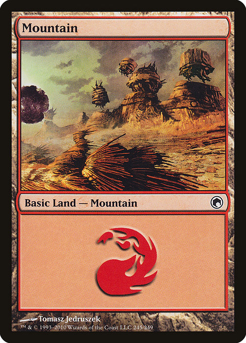 Mountain (245) [Scars of Mirrodin] | Gear Gaming Bentonville