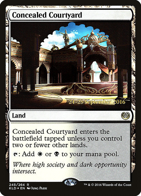 Concealed Courtyard [Prerelease Cards] | Gear Gaming Bentonville