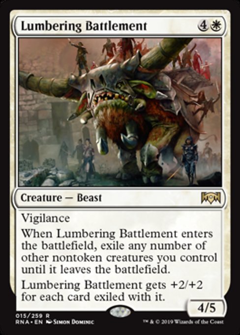 Lumbering Battlement [Ravnica Allegiance] | Gear Gaming Bentonville