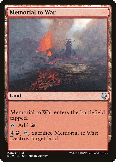 Memorial to War [Dominaria] | Gear Gaming Bentonville