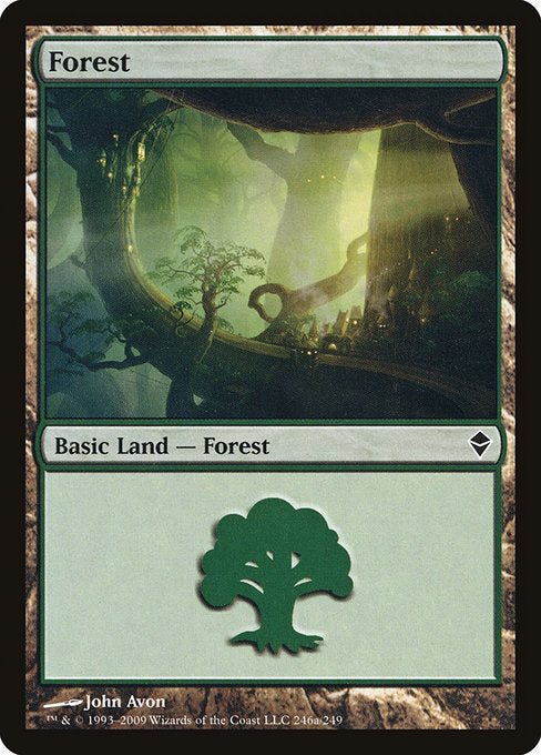 Forest (246a) [Zendikar] | Gear Gaming Bentonville