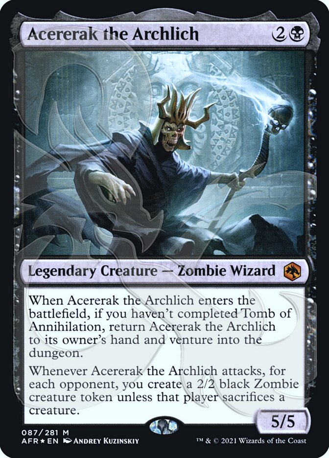 Acererak the Archlich (Ampersand Promo) [Dungeons & Dragons: Adventures in the Forgotten Realms Promos] | Gear Gaming Bentonville