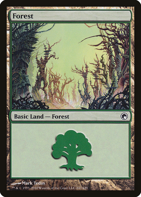 Forest (247) [Scars of Mirrodin] | Gear Gaming Bentonville