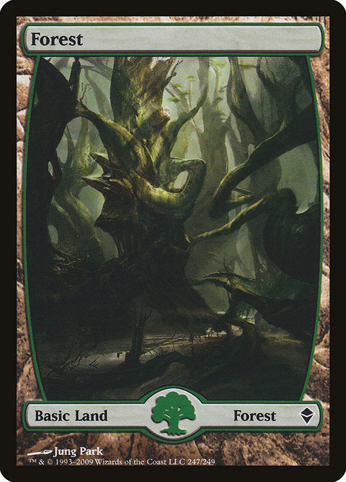 Forest (247) - Full Art [Zendikar] | Gear Gaming Bentonville