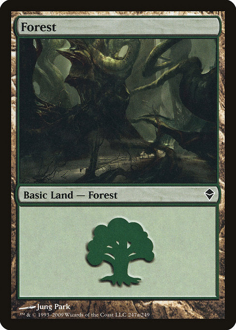 Forest (247a) [Zendikar] | Gear Gaming Bentonville